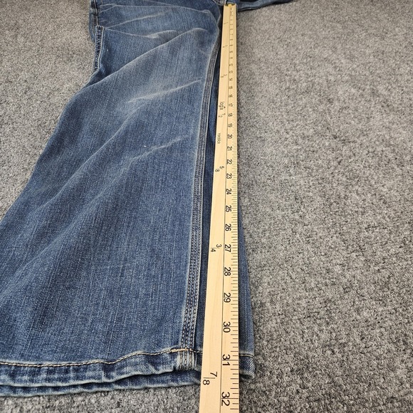 Carhartt Women's Size 10 Regular Bootcut Jeans Light Wash Stretch Denim - Picture 9 of 10